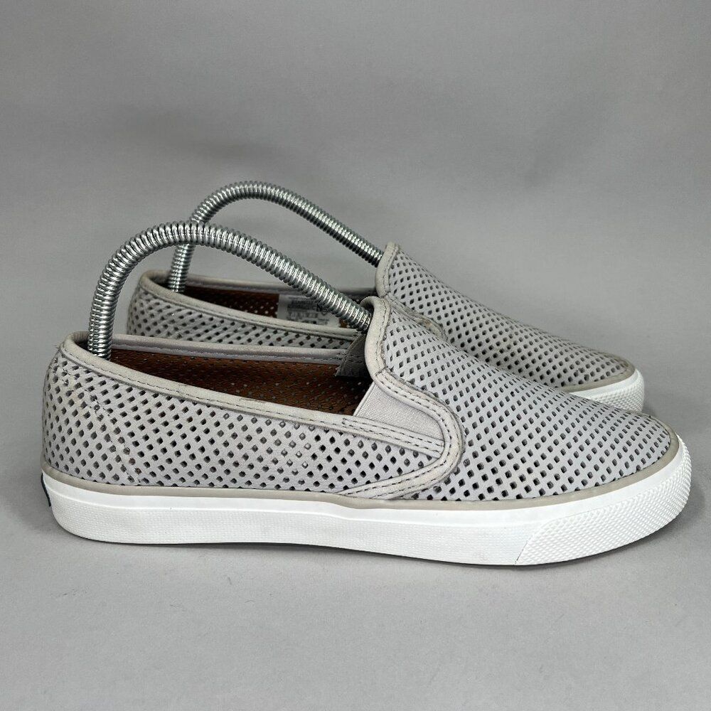 Sperry Women's Size 8 Top-Sider‎ Seaside Perforated Slip On Sneakers